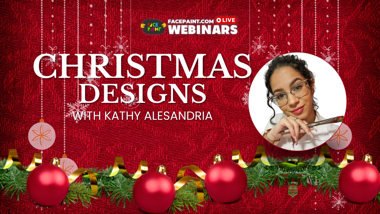 Christmas Face Paint Designs with Kathy Alesandria