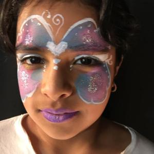 dragonfly face painting