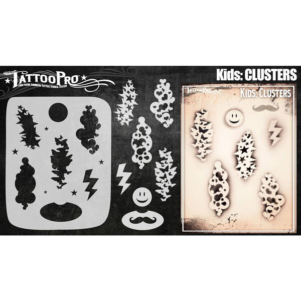 KIDS: Clusters – Tattoo Pro Stencils