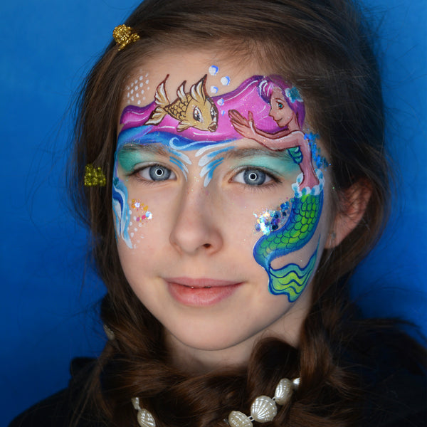 Bright Mermaid by Natalia Kirillova - Facepaint.com