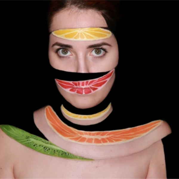 Miss Sunshine Face Paint Mask Video by Athena Zhe 