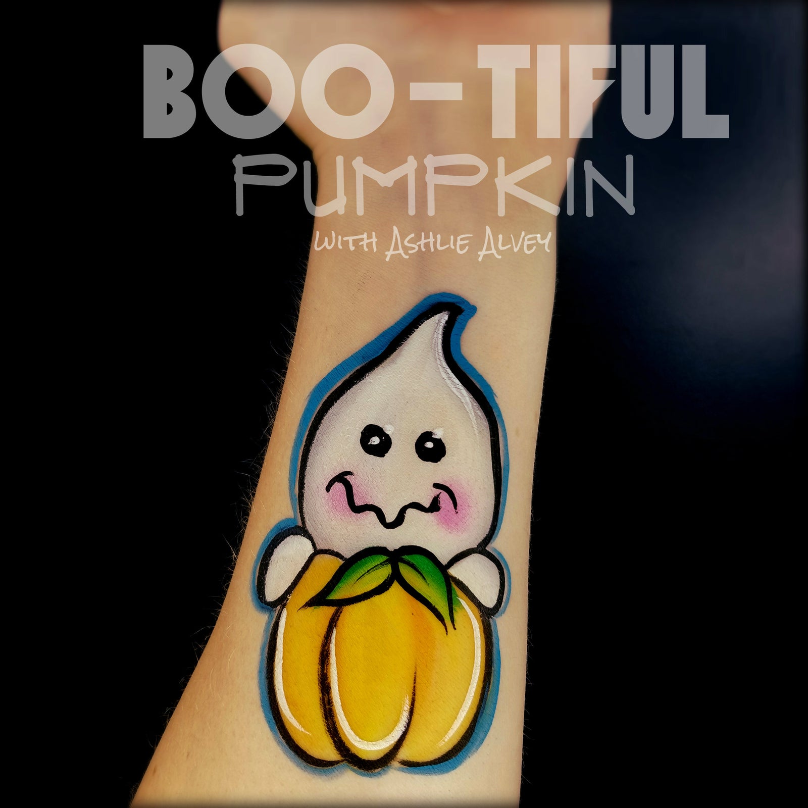 Easy Pumpkin Face Paint Design - Tutorials & Videos 