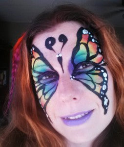 How to Face Paint a Rainbow Butterfly - Facepaint.com