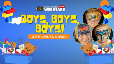 Boys' Face Paint Designs with Linnea Onnerby Novak Webinar