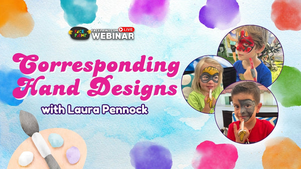 Corresponding Hand Designs with Laura Pennock | FacePaint.com Webinar ...