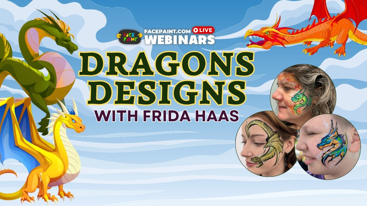 Master the Art of Dragon Face Painting with Frida Haas