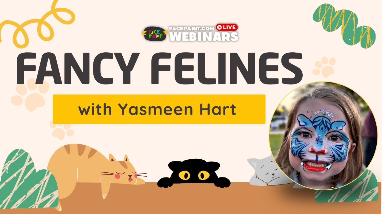 Fancy Feline Face Painting Techniques with Yasmeen Hart