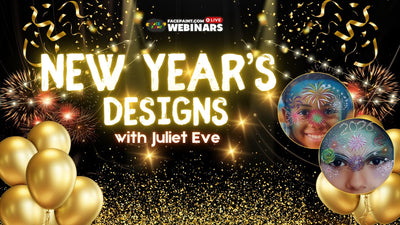 New Year's Eve Face Painting Techniques with Juliet Eve