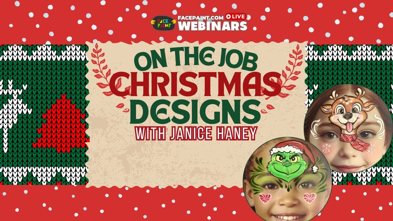 Quick Christmas Face Painting Designs with Janice Haney