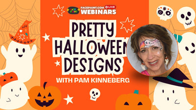 Pretty Halloween Face Paint Designs with Pam Kinneberg Webinar