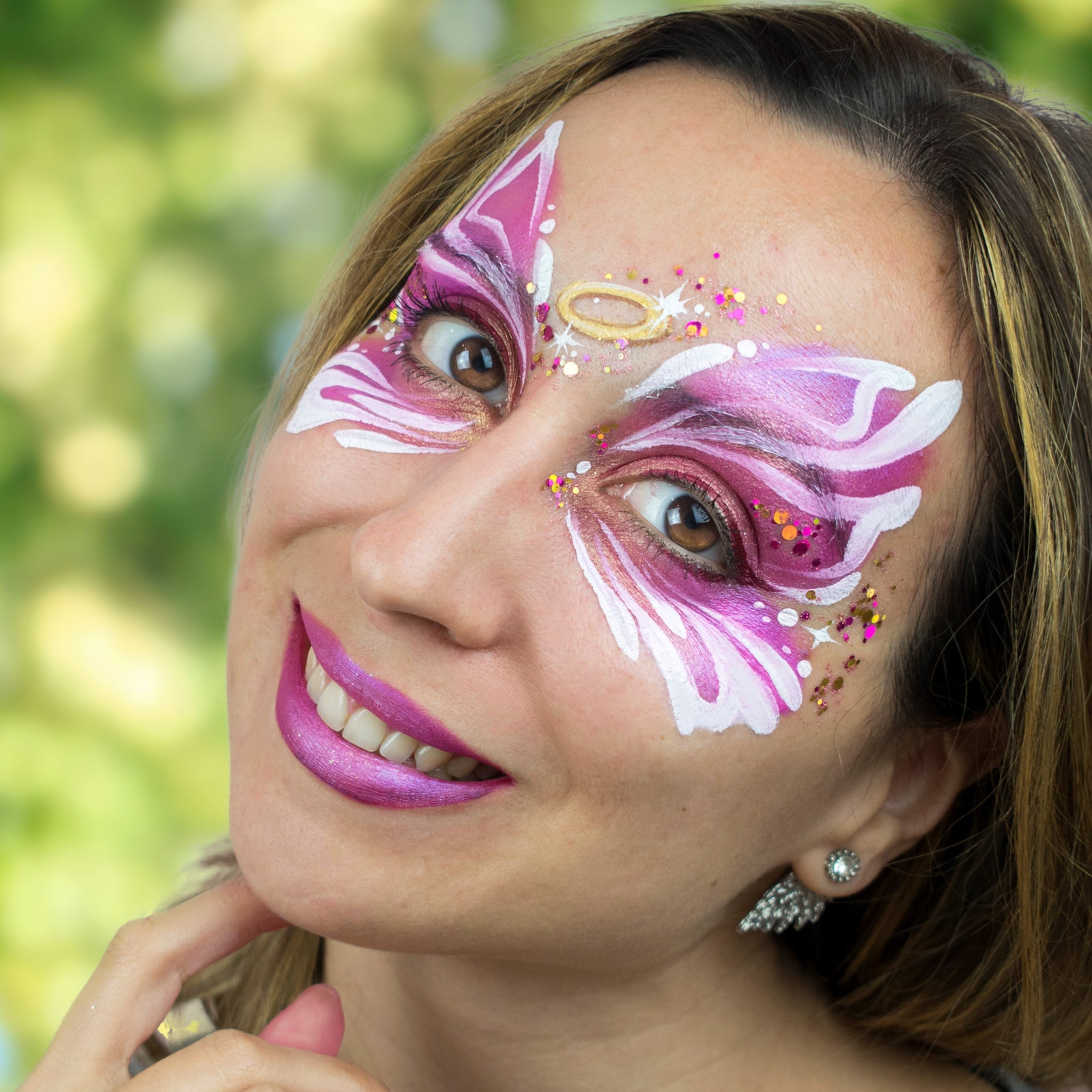 Miss Sunshine Face Paint Mask Video by Athena Zhe 