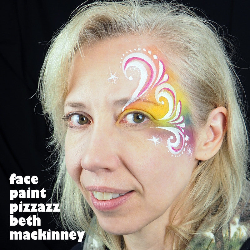 Video Tutorial: Mehron Intense Powders Rainbow Eye Design