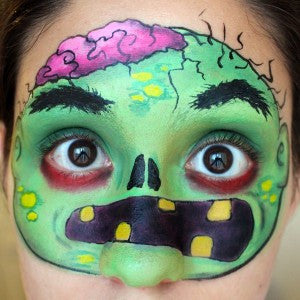 Tutorial: Zombie Mask - Facepaint.com