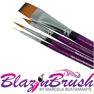 Blazin Brushes By Marcela Bustamante