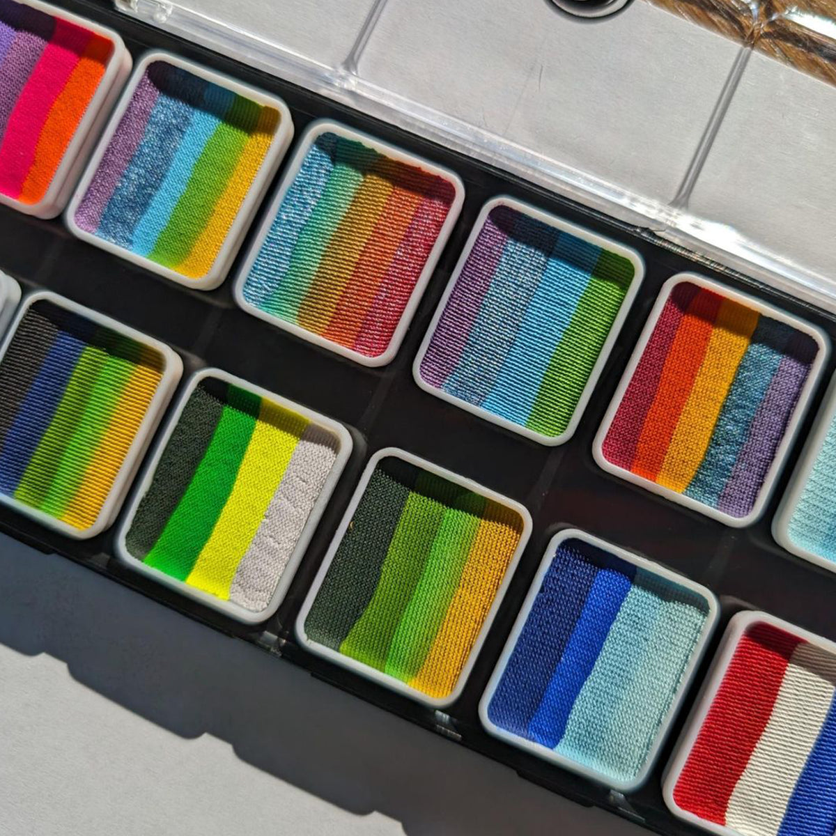 Kraze FX Build Your Own Face Paint Palette (12 Color/6 grams)