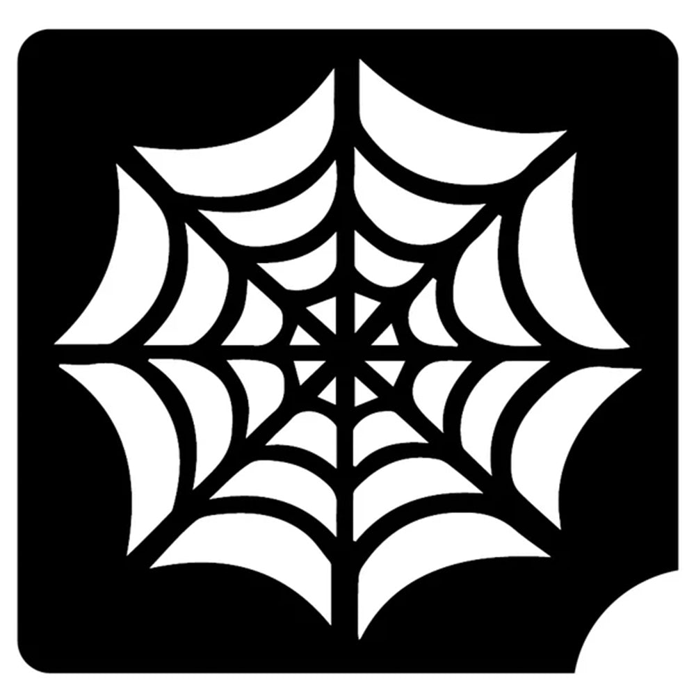 Art Factory Glitter Tattoo Stencil - Spider Web 160 (5/PK)