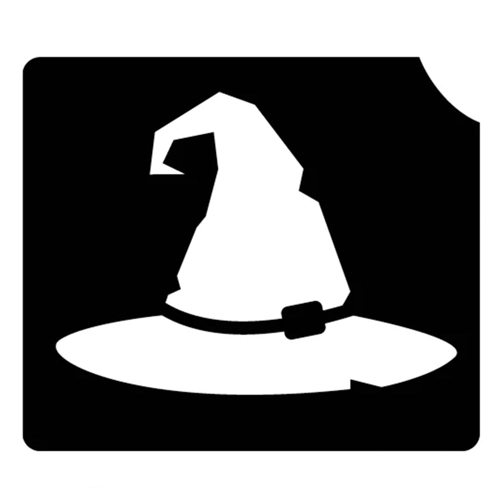 art-factory-glitter-tattoo-stencil-witch-hat-858-5-pk-facepaint-com for Free Printable Witch Hat Template Art Factory Glitter Tattoo Stencil - Witch Hat 858 (5/PK) | Facepaint.com for Free Printable Witch Hat Template