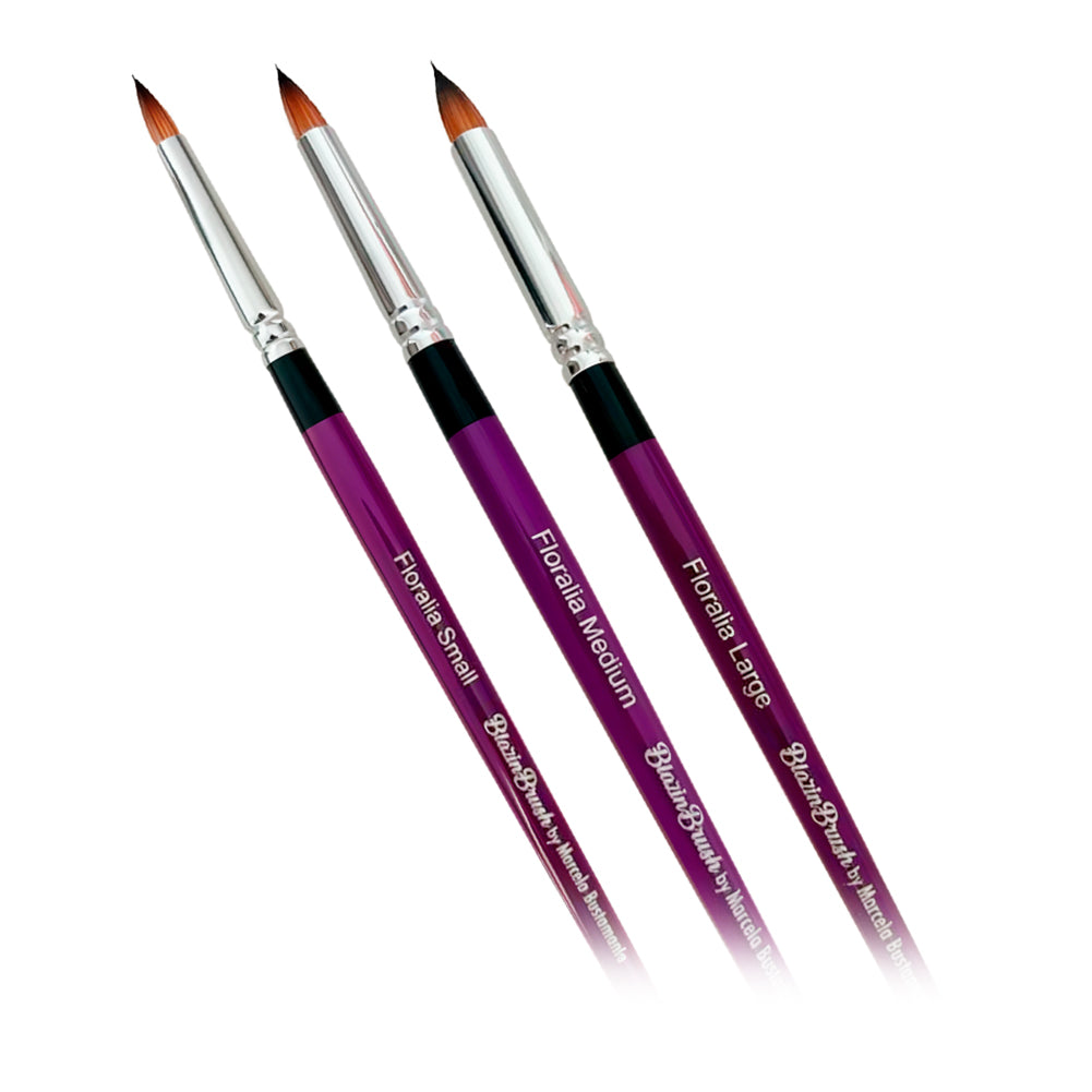 Blazin Brush by Marcela Bustamante - Floralia Set (3 pc)