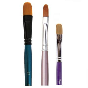 Build Your Own Set Of Filbert Brushes - Multi Brands (Pick 3+)