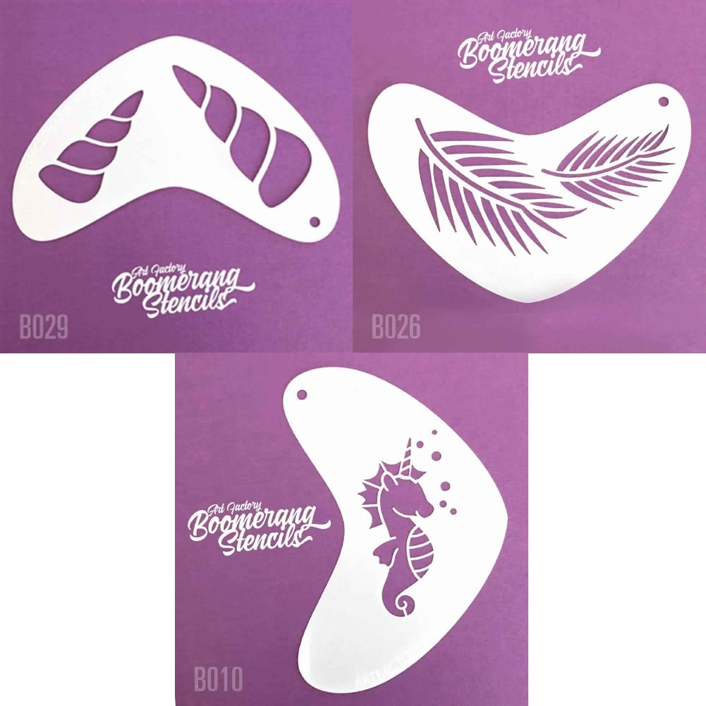 Boomerang Stencils Build Your Own Set (Pick 3+ Designs)