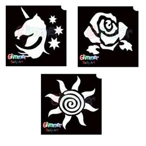 Glimmer Glitter Tattoo Build Your Own Kit (Pick 3+ Designs)
