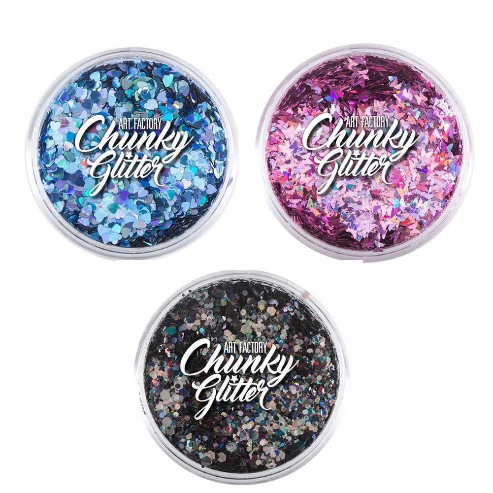 Art Factory Chunky Glitter Build Your Own Kit (Pick 3+ Colors)