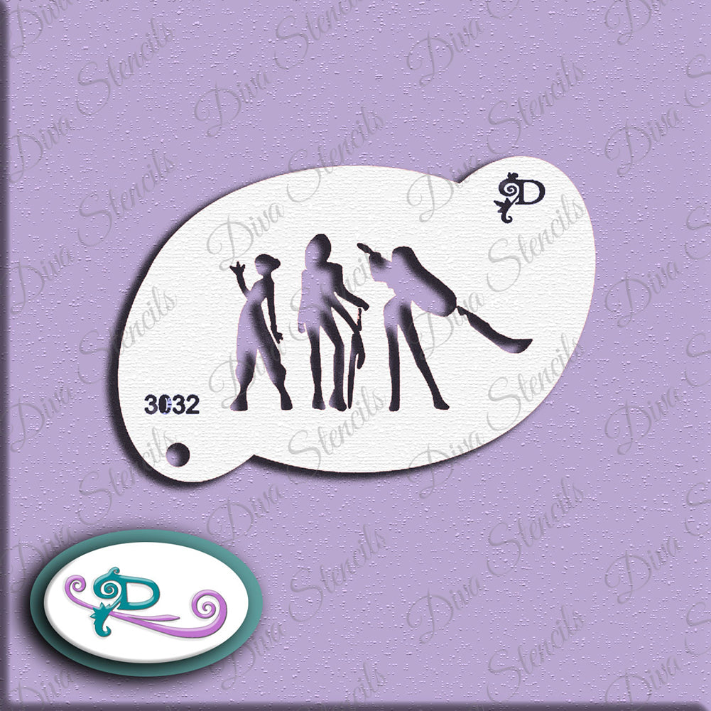 Diva Stencil - The girls
