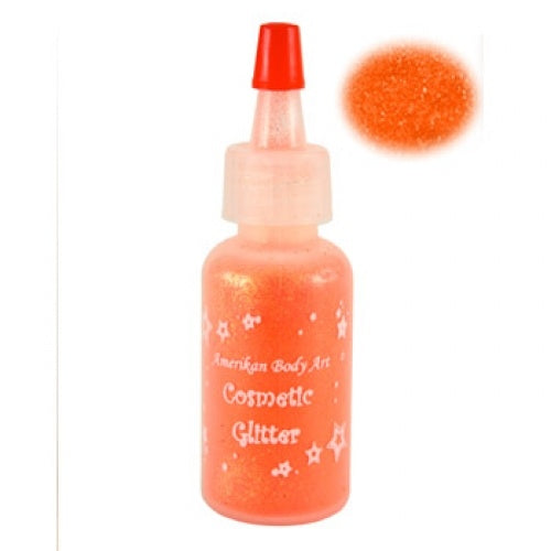 Amerikan Body Art Opaque Glitter - Electric Orange (0.5 oz)