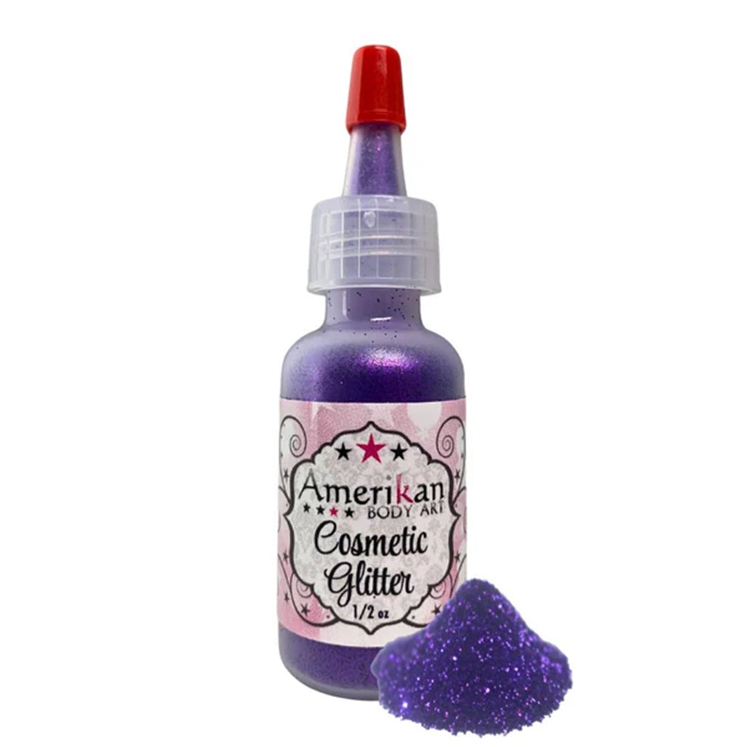 Amerikan Body Art Opaque Glitter - Grape Soda (0.5 oz)