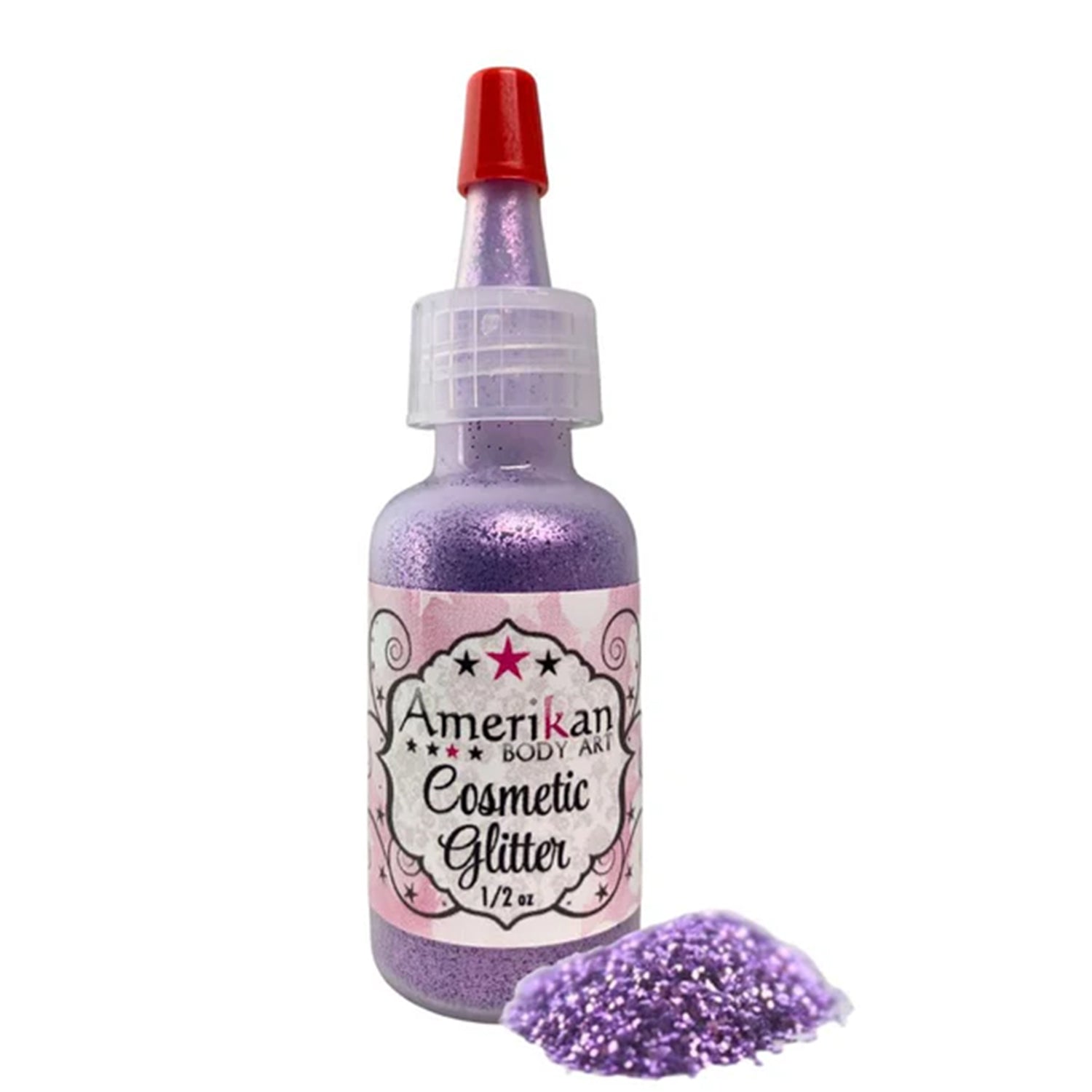 Amerikan Body Art Opaque Glitter - Lavender (0.5 oz)