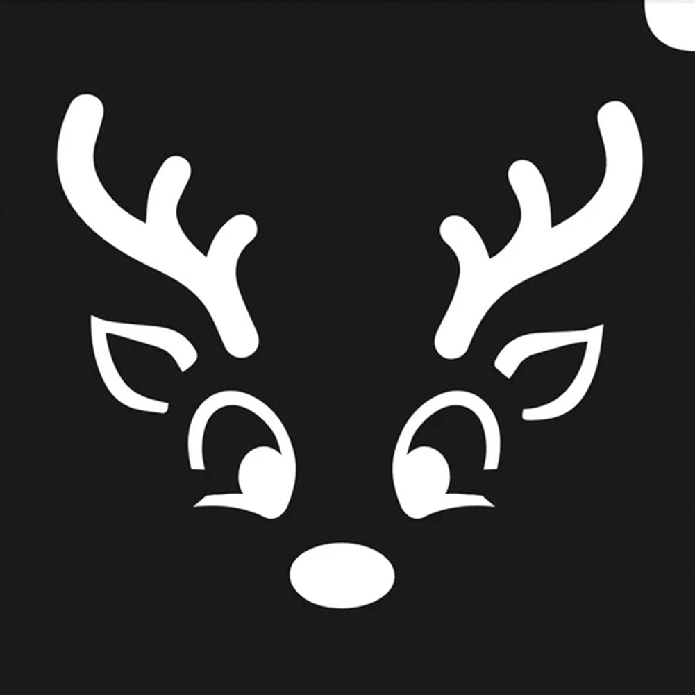 GBA Glimmer Tattoo Stencil - Rudolph (5/pack)