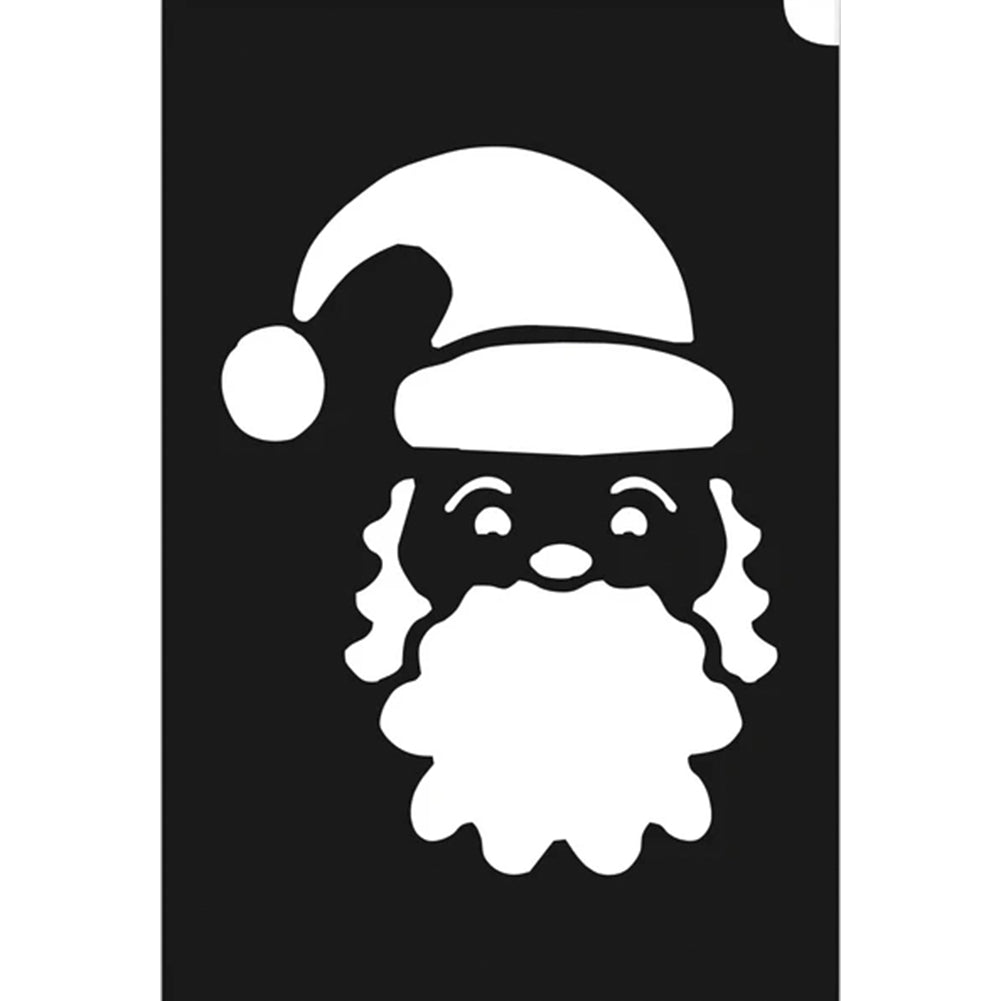 GBA Glimmer Tattoo Stencil - Santa Face (5/pack)