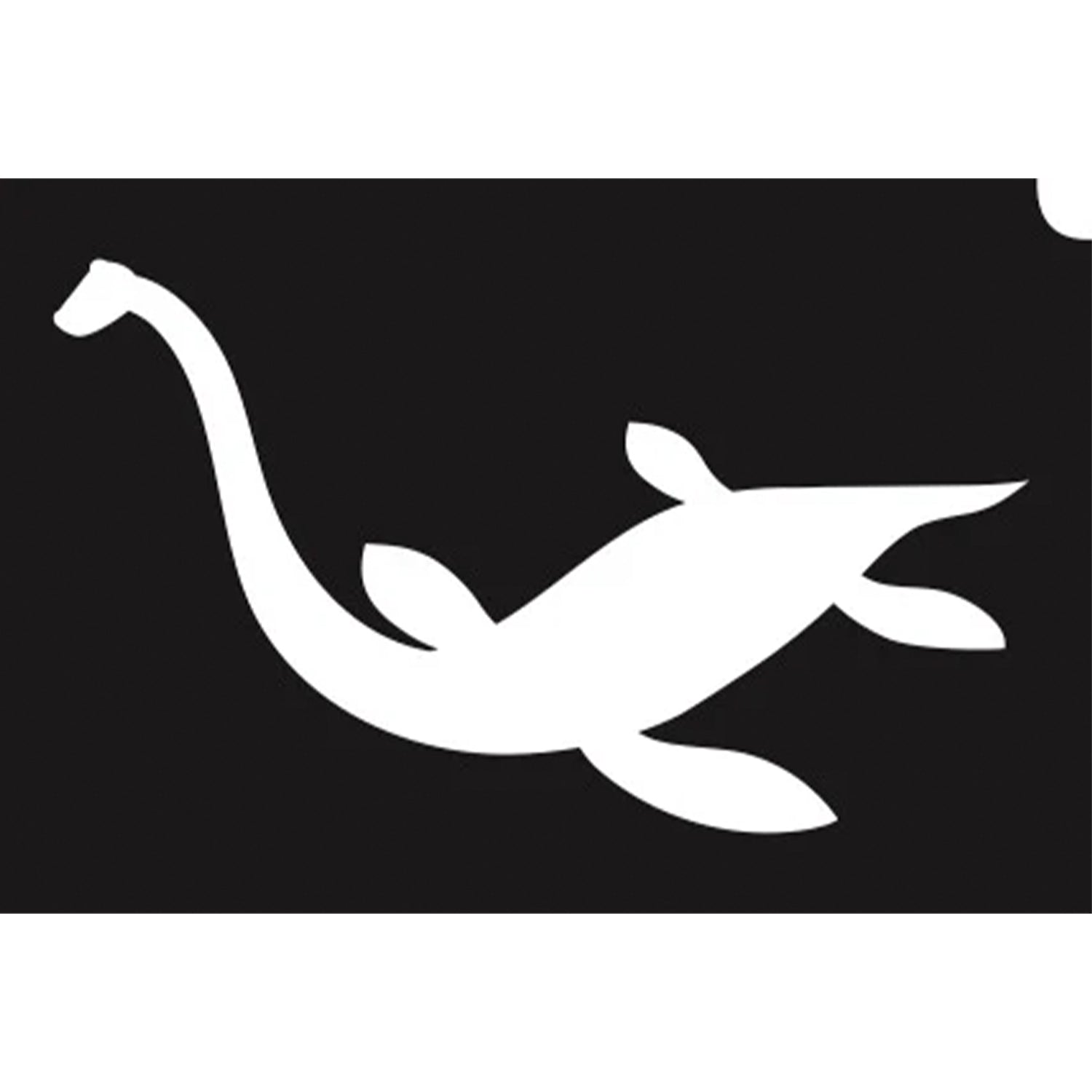 Glimmer Body Art Glitter Tattoo Stencils - Elasmosaurus (5/pack)