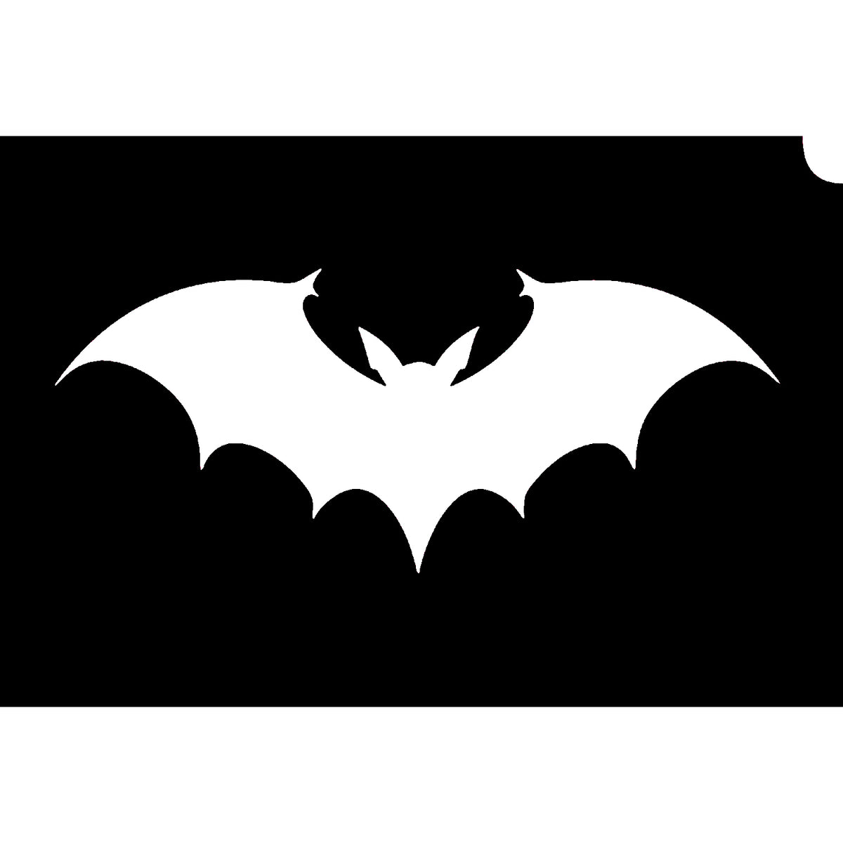 Glimmer Body Art Glitter Tattoo Stencil - Wicked Bat  (5/pack)