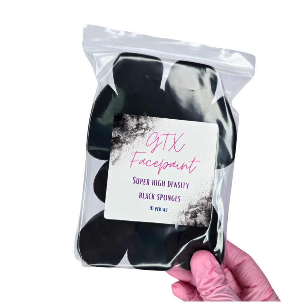 GTX - Black Super High Density Petal Sponges (10pk)