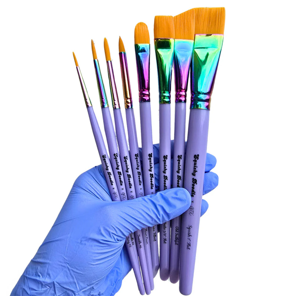 GTX - Squishy Doodle 8 Piece Brush Kit