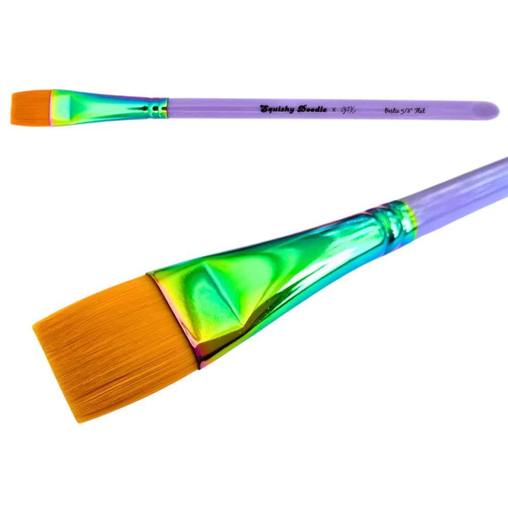 GTX - Squishy Doodle Bestie 5/8&quot; Flat Brush