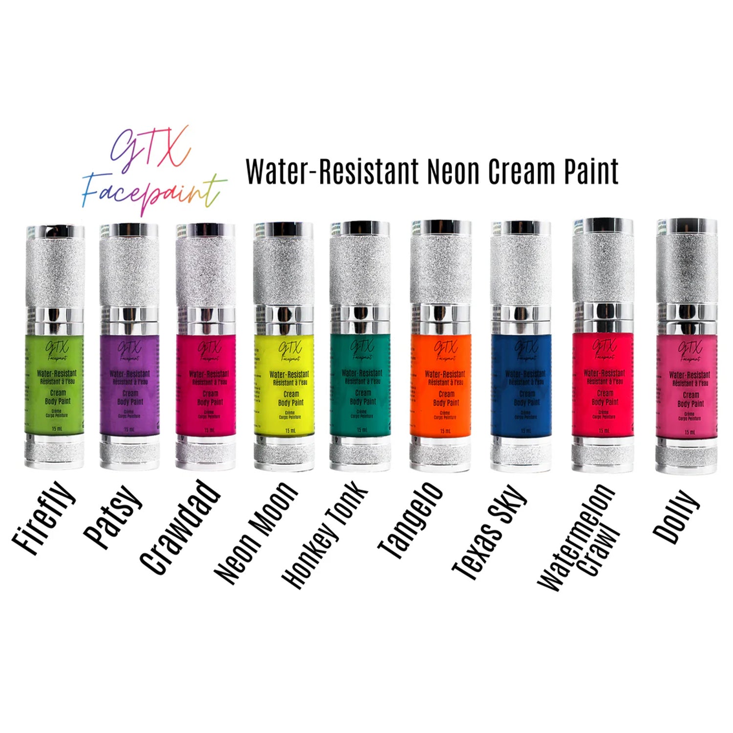 GTX Facepaint - Water-Resistant Cream Neon Kit