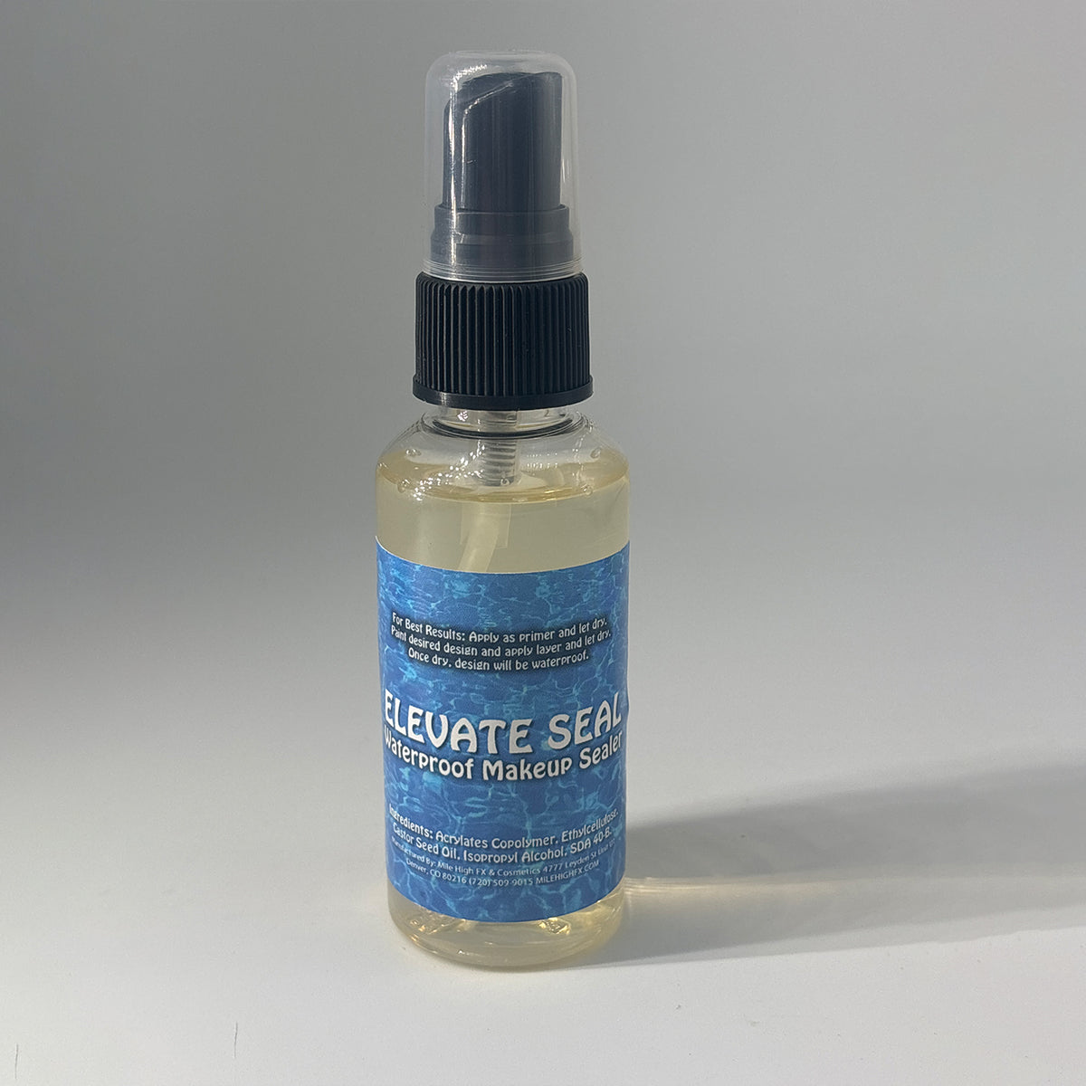 Mile High FX Elevate - Seal (2 oz), Makeup Barrier Spray