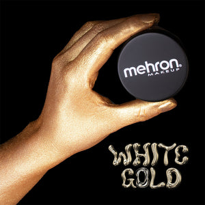 Mehron Artist Pigment - Metallic White Gold