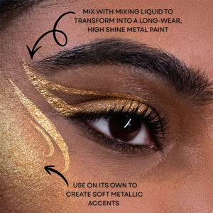 Mehron Artist Pigment - Metallic White Gold