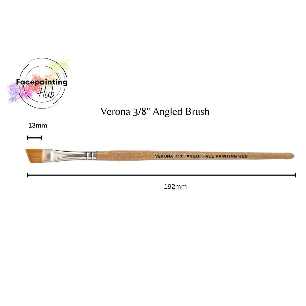 Facepainting Hub Verona Angle Brush (3/8&quot;)