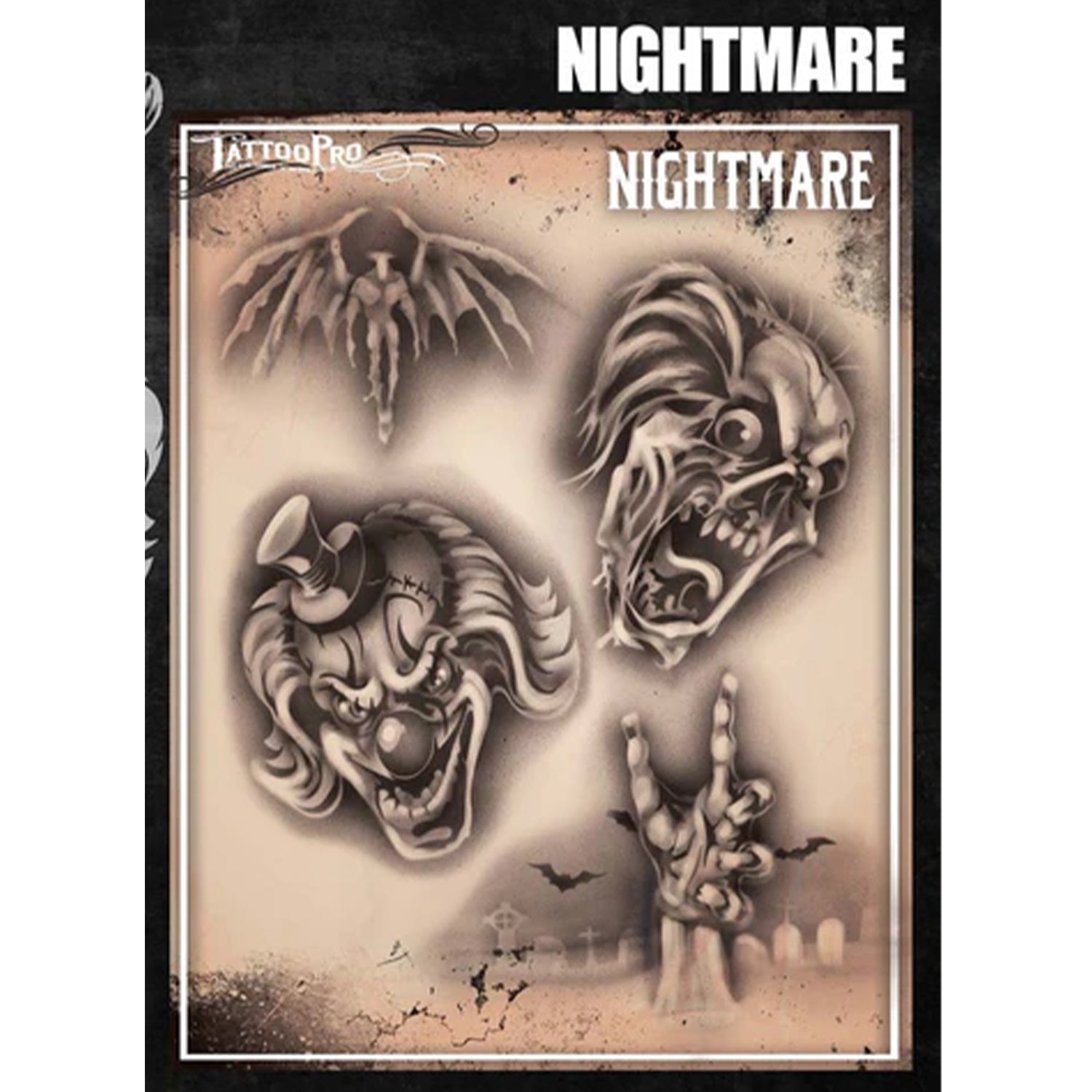 Tattoo Pro Stencils - Nightmare