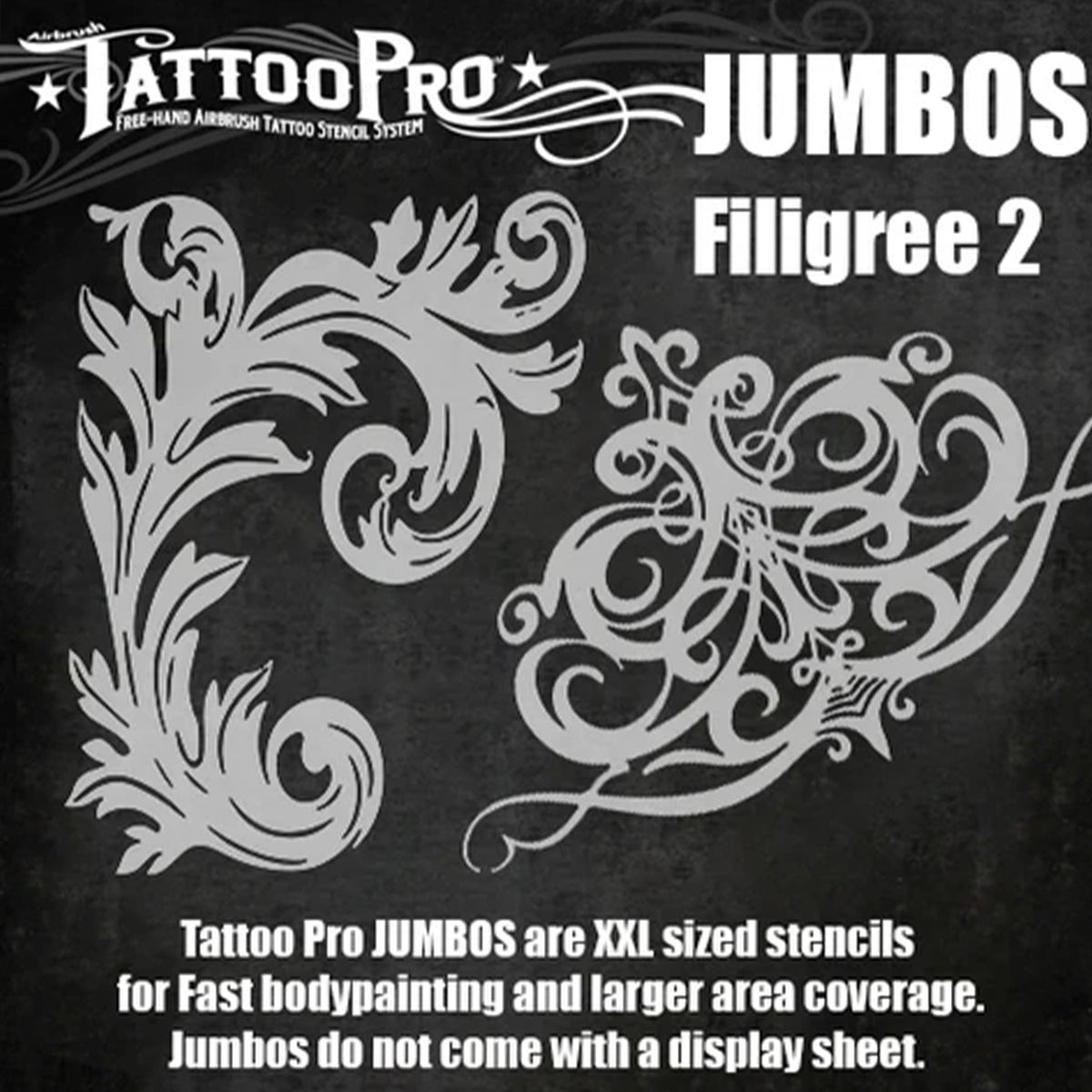 Tattoo Pro Stencils - Jumbo Filigree 2