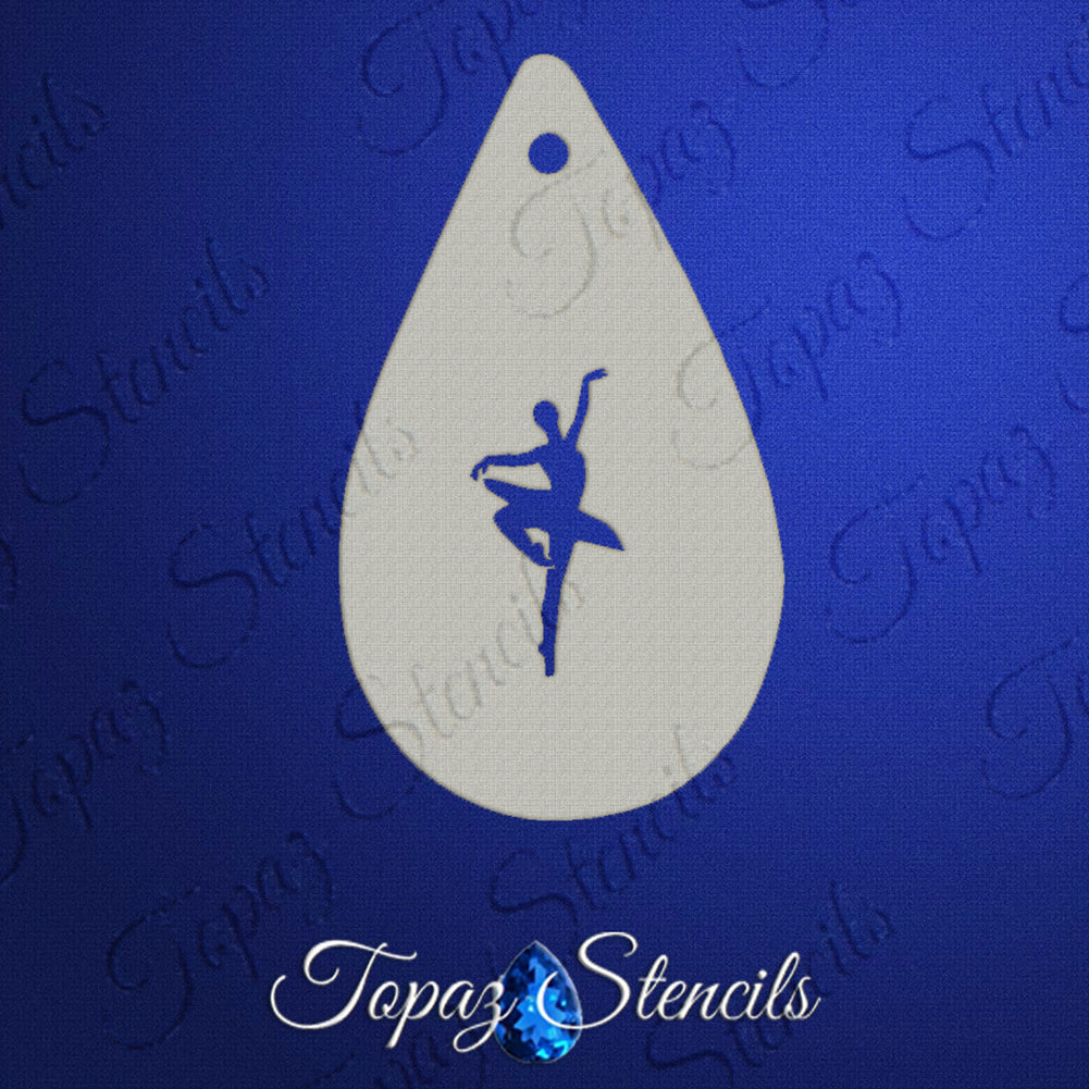 Topaz Stencil - Pirouette