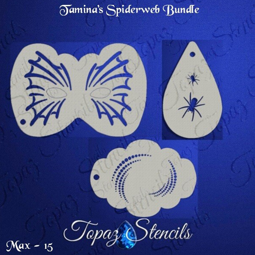 Topaz Stencil - Tamina&#39;s Spiderweb Bundle