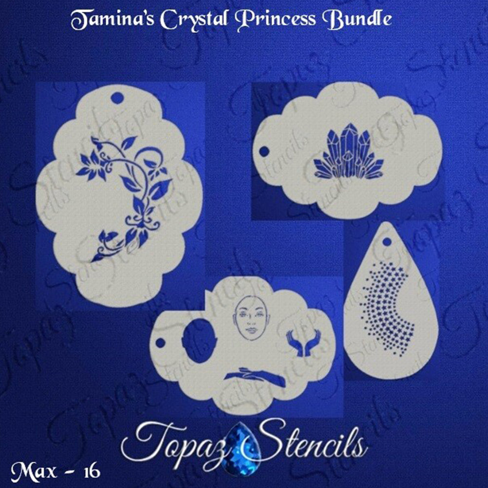Topaz Stencil - Tamina's Crystal Princess Bundle