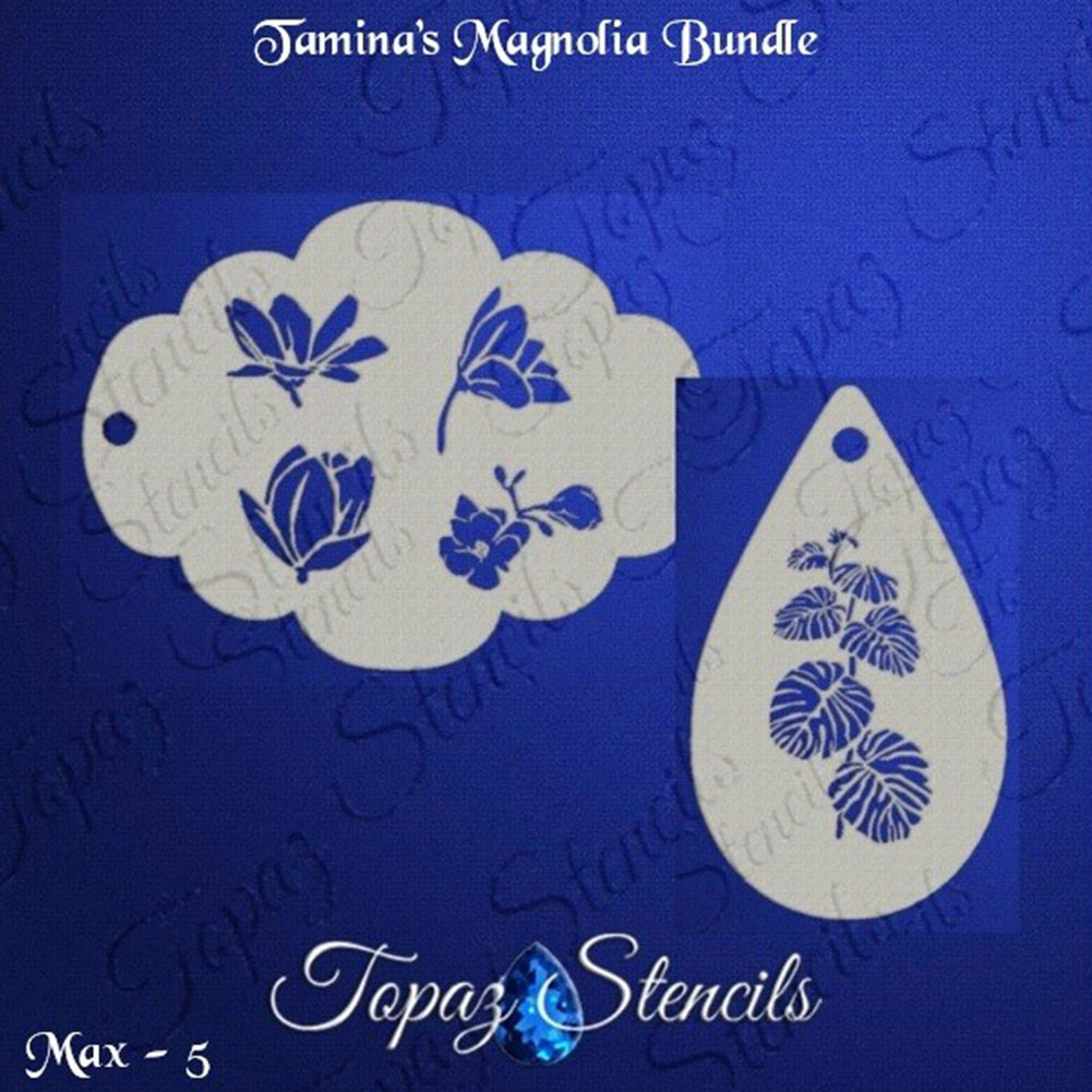Topaz Stencil - Tamina&#39;s Magnolia Bundle