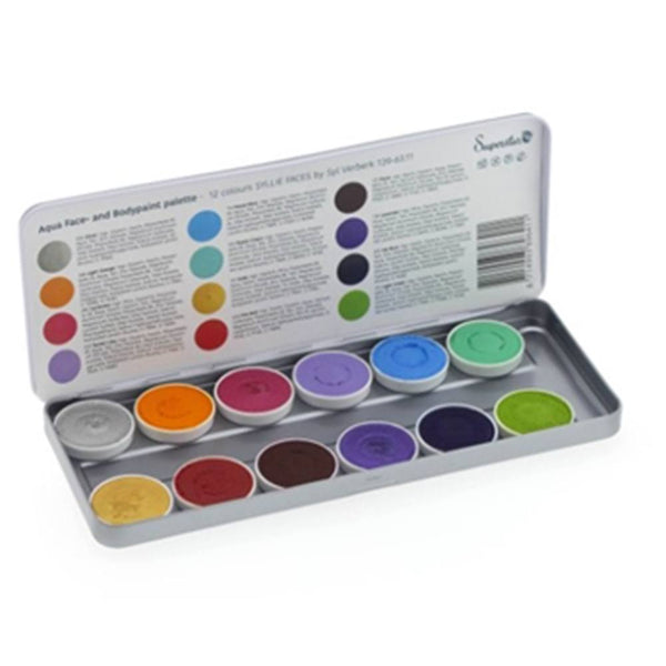 Superstar Syllie Faces by Syl Verberk Palette (12 Colors): Facepaint - Facepaint