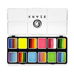 Kraze FX Build Your Own Face Paint Palette (12 Color/6 grams)